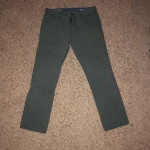Pacsun skinny chino washed green 30x30